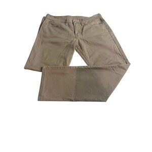 Levi's 514 Straight Fit Pants 32x30 Khaki Tan Cotton Twill Chino Style Mens